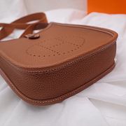 Hermes Evelyn Gold Brown Hand-sewn - 17cm - 6