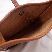 Hermes Evelyn Gold Brown Hand-sewn - 17cm - 4