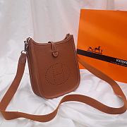 Hermes Evelyn Gold Brown Hand-sewn - 17cm - 2
