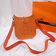 Hermes Evelyn Orange Hand-sewn - 17cm - 1