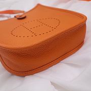 Hermes Evelyn Orange Hand-sewn - 17cm - 6