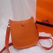 Hermes Evelyn Orange Hand-sewn - 17cm - 4