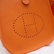 Hermes Evelyn Orange Hand-sewn - 17cm - 3