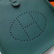 Hermes Evelyn Malachite Green Hand-sewn - 17cm - 6