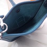 Hermes Evelyn Denim Blue Hand-sewn - 17cm - 5