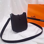 Hermes Evelyn Black Hand-sewn - 17cm - 4