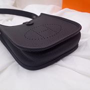 Hermes Evelyn Black Hand-sewn - 17cm - 3