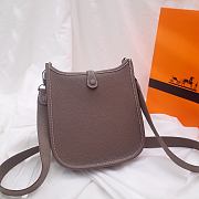 Hermes Evelyn Elephant Grey Hand-sewn - 17cm - 4