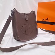 Hermes Evelyn Elephant Grey Hand-sewn - 17cm - 3