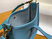 Hermes Evelyn Mini Blue K Gold-plated Hardware Hand-Stitched Wax Thread All-Steel  – 980880 - 17x18x7cm - 4