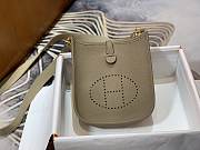Hermes Evelyn Mini Beige K Gold-plated Hardware Hand-Stitched Wax Thread All-Steel  – 980880 - 17x18x7cm - 1