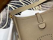 Hermes Evelyn Mini Beige K Gold-plated Hardware Hand-Stitched Wax Thread All-Steel  – 980880 - 17x18x7cm - 4