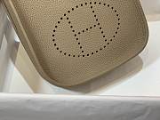 Hermes Evelyn Mini Beige K Gold-plated Hardware Hand-Stitched Wax Thread All-Steel  – 980880 - 17x18x7cm - 3