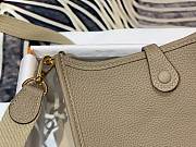 Hermes Evelyn Mini Beige K Gold-plated Hardware Hand-Stitched Wax Thread All-Steel  – 980880 - 17x18x7cm - 2