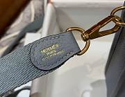 Hermes Evelyn Mini Linen Blue K Gold-plated Hardware Hand-Stitched Wax Thread All-Steel  – 980880 - 17x18x7cm - 2