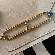 Hermes Evercolor Sac Roulis Gold Hardware White - 19cm - 2