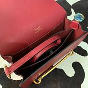 Hermes Evercolor Sac Roulis Gold Hardware Burgundy - 19cm - 6