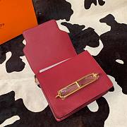 Hermes Evercolor Sac Roulis Gold Hardware Burgundy - 19cm - 4