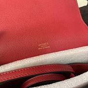 Hermes Evercolor Sac Roulis Gold Hardware Burgundy - 19cm - 3