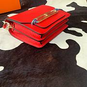 Hermes Evercolor Sac Roulis Gold Hardware Red - 19cm - 2