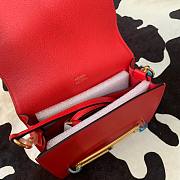 Hermes Evercolor Sac Roulis Gold Hardware Red - 19cm - 3