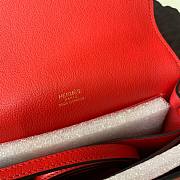 Hermes Evercolor Sac Roulis Gold Hardware Red - 19cm - 6