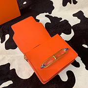 Hermes Evercolor Sac Roulis Gold Hardware Orange - 19cm - 4