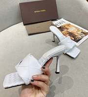 Bottega Veneta Intrecciato Mule Sandals Optic White - 3