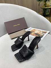 Bottega Veneta Intrecciato Mule Sandals Nero Black - 1