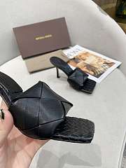 Bottega Veneta Intrecciato Mule Sandals Nero Black - 6