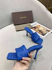 Bottega Veneta Intrecciato Mule Sandals Blue - 6