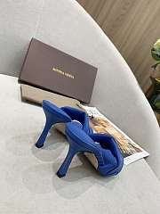 Bottega Veneta Intrecciato Mule Sandals Blue - 5