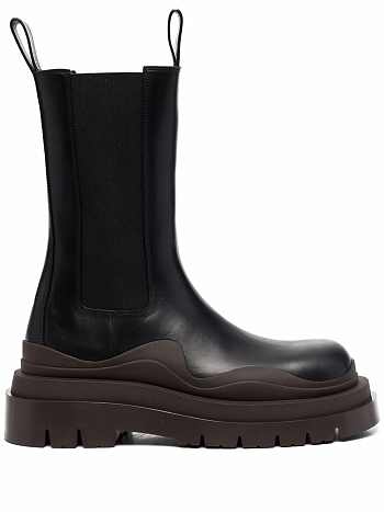 Kitlife Bottega Veneta Lug Chunky Sole Boots Brown