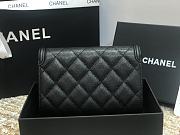 Chanel Wallet Grain Leather Black - 84447 – 15cm  - 3