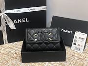 Chanel Wallet Grain Leather Black - 84447 – 15cm  - 4