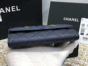 Chanel Wallet Grain Leather Navy Blue - 84447 – 15cm  - 5