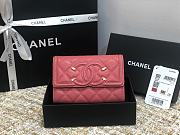 Chanel Wallet Grain Leather Pink - 84447 – 15cm  - 4