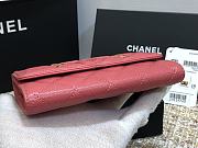 Chanel Wallet Grain Leather Pink - 84447 – 15cm  - 2