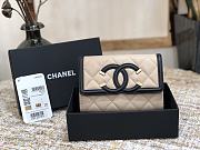 Chanel Wallet Grain Leather Black/Beige - 84447 – 15cm  - 4