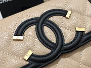 Chanel Wallet Grain Leather Black/Beige - 84447 – 15cm  - 6