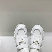 Prada Boots Monolith Ridged Sole Lace-Up White - 6