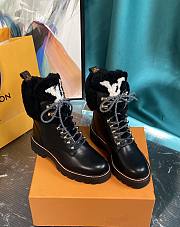 Kitlife.ru TERRITORY FLAT RANGER BOOTS Calf leather and shearling Black - 1A95J0 - 5