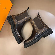 Kitlife.ru Louis Vuitton Ankle Beaubourg Monogram Boots Brown - 3