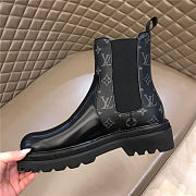 Kitlife.ru Louis Vuitton Ankle Beaubourg Monogram Boots Black - 5