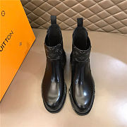 Kitlife.ru Louis Vuitton Ankle Beaubourg Monogram Boots Black - 4