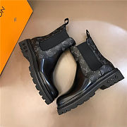 Kitlife.ru Louis Vuitton Ankle Beaubourg Monogram Boots Black - 2