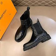 Kitlife.ru Louis Vuitton Ankle Beaubourg Monogram Boots Black - 3
