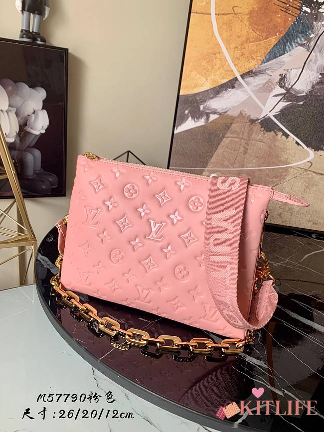 Kitlife Louis Vuitton Coussin PM Pink - M57790 - 26.0 x 20.0 x 12.0 cm - 1