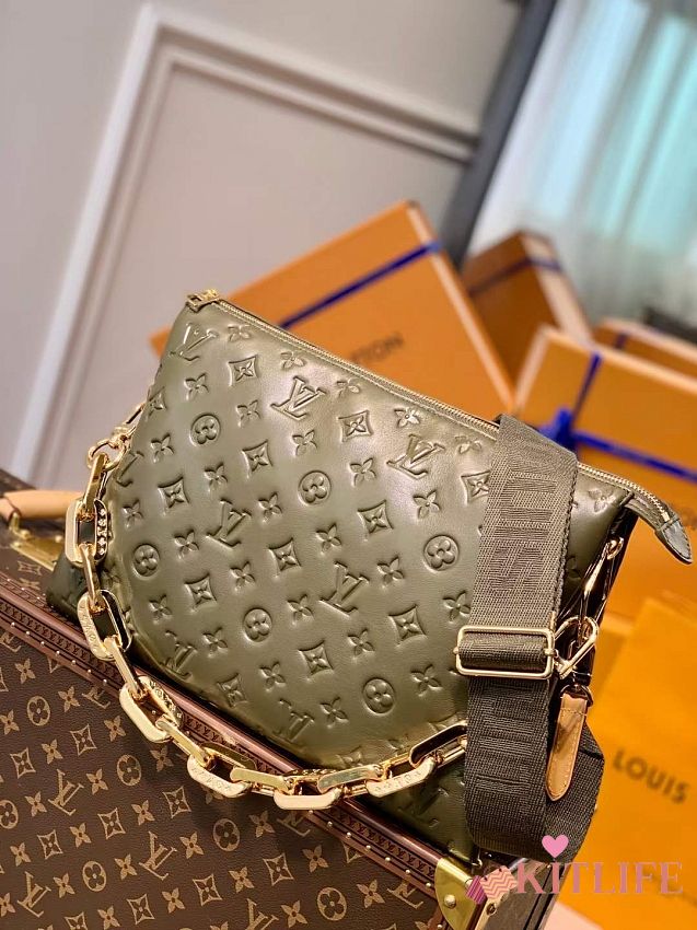 Kitlife Louis Vuitton Coussin MM Khaki - M57783 - 34 x 24 x 12 cm - 1