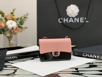 Chanel Mini Classic Black/pink – 12cm